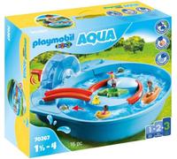 PLAYMOBIL 70267 1.2.3 AQUA Splish Splash Water Park, educational toy, indoor an