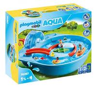 Playmobil Toy 1.2.3 AQUA Splish Splash Water Park (70267) - Interactive Playset