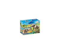 Playmobil 70324 Family Fun Elephant Habitat 24.8 x 9.2 x 18.7 cm, ful, Fun Imaginative Role-Play, PlaySets Suitable for Children Ages 4+