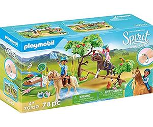 Playmobil 70330 DreamWorks Spirit River Challenge, Fun Imaginative Role-Play, PlaySets Suitable for Children Ages 4+