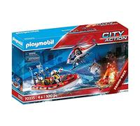 Playmobil 70335 City Action Fire Rescue Mission, for Children Ages 4+, Fun Imaginative Role-Play, PlaySets Suitable for Children Ages 4+