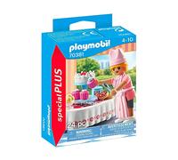 Playmobil 70381 Special Plus Baker with Dessert Table, Fun Imaginative Role-Play, PlaySets Suitable for Children Ages 4+