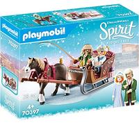 Playmobil 70397 DreamWorks Spirit Winter Sleigh Ride, Fun Imaginative Role-Play, PlaySets Suitable for Children Ages 4+