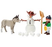 Playmobil Dreamworks Spirit 70398 Snowman With Snips And Senor Carrots