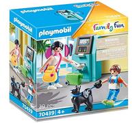 Playmobil 70439 Family Fun Beach Hotel Tourists with ATM, for Children Ages 4+, Fun Imaginative Role-Play, PlaySets Suitable for Children Ages 4+