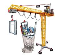 Playmobil 70441 City Action Construction Crane with Remote Control, Incl. Remote Control, for Children Ages 5+, Fun Imaginative Role-Play, PlaySets Su