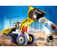 Playmobil City Action Construction Front End Loader with Movable Bucket 70445