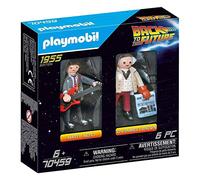 PLAYMOBIL BACK TO THE FUTURE MARTY & DR. EMMETT FIGURE SET 6 PIECES 4+ NEW 70459