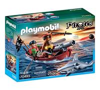 Playmobil - 70493 - Pirates Boat with Hammerhead Shark