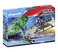 Playmobil Police Helicopter Parachute Search - City Action 70569
