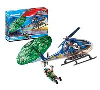 Playmobil Police Helicopter Parachute Search - City Action 70569