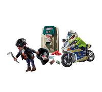 Playmobil 70572 City Action Police Bank Robber Chase, Fun Imaginative Role-Play, Playset Suitable for Children Ages 4+