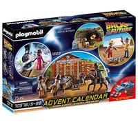 Playmobil 70576 Advent Calendar Back To The Future Part III, Fun Imaginative Role-Play, PlaySets Suitable for Children Ages 5+