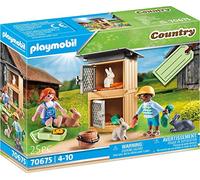 Playmobil 70675 Rabbit Pen Gift Set, Fun Imaginative Role-Play, PlaySets Suitable for Children Ages 4+