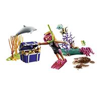 Playmobil Treasure Diver Figure Set Multicolour