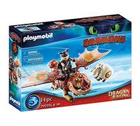 Playmobil 70729 DreamWorks - How to Train your Dragon: Dragon Racing Fishlegs and Meatlug, Fun Imaginative Role-Play, PlaySets Suitable for Children Ages 4+