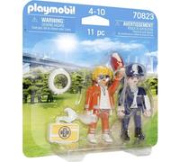 Playmobil 70823 Emergency Doctor/Policeman, Fun Imaginative Role-Play, PlaySets Suitable for Children Ages 4+