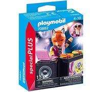 Playmobil 70882 Special Plus DJ with Turntables, Fun Imaginative Role-Play, PlaySets Suitable for Children Ages 4+