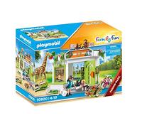 Playmobil 70900 Family Fun Zoo Veterinary Practice, Playset with Animals, Fun Imaginative Role-Play, Playset Suitable for Children Ages 4+