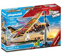 Playmobil 70902 Air Stunt Show Tiger Propeller Plane, Action high-flying toys for boys, Stunt Show toys with propeller plane, great gift from Playmobil