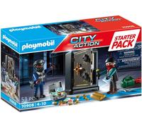 Playmobil 70908 City Action Starter Pack Police Bank Robbery, Suitable Playset