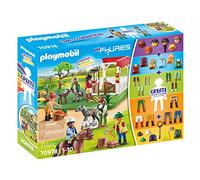 Playmobil 70978 My Figures: Horse Ranch, Collectable mix and match Figures, Fun Imaginative Role Play, PlaySets Suitable for Children Ages 4+