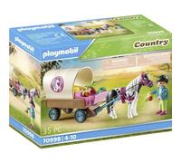 Playmobil 70998 Country Pony Farm Pony Wagon, Horse Toys, Fun Imaginative Role-Play, PlaySets Suitable for Children Ages 4+
