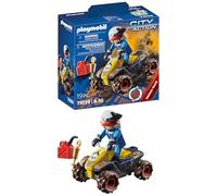 Playmobil 71039 City Action Off-Road Quad, rescue, Racing, quad bike, Fun Imaginative Role-Play, PlaySets Suitable for Children Ages 4+