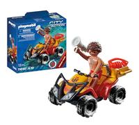 Playmobil 71040 City Action Beach Patrol Quad, rescue, Racing, quad bike, Fun Imaginative Role-Play, PlaySets Suitable for Children Ages 4+