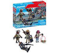 Playmobil 71146 City Action Tactical Police Team, including SWAT divers, a task force and a villain, fun imaginative role-play, playset suitable for