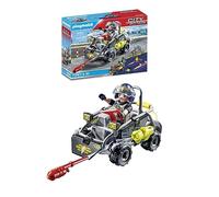 Playmobil 71147 City Action Tactical Multi-Terrain Quad, convertible SWAT speedboat, fun imaginative role-play, playset suitable for children ages 5+