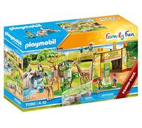 Playmobil 71190 Family Fun Experience Zoo, playset with animals, enclosures and penguin pool, a Zookeeper and visitors, toy for Children aged 4+