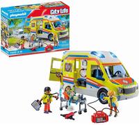 Playmobil 71202 City Life Ambulance with Lights and Sound, award winning ambula