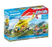 Playmobil 71203 City Life Medical Helicopter, toy for children ages 4+, toy playset suitable for ages 4+