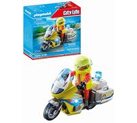 Playmobil City Life - Rescue Motorcycle with Flashing Light 71205