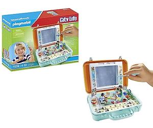 Playmobil 71216 City Life Take Along School Classroom, Learning Case, Maths Exercises and Blackboard for Writing, Educational Toy, Fun Imaginative Role-Play, PlaySets Suitable for Children Ages 4+