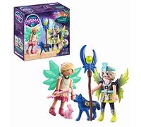 Playmobil 71236 Adventures of Ayuma Crystal and Moon FAiry with Soul Animals, fAiries, Mystical Adventures, Fun Imaginative Role-Play, Playset Suitable for Children Ages 7+