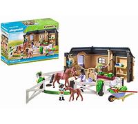 Country Riding Stable Horse box with adjoining paddock Playmobil 71238