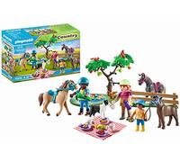 Playmobil 71239 Country Picnic Outing with Horses, pony Farm, Horse Toys, Fun Imaginative Role-Play, Playset Suitable for Children Ages 4+