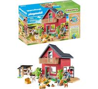 Country Farmhouse home with farm animals, organic farm Playmobil 71248