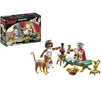 Playmobil 71270 Asterix: Caesar & Cleopatra, Caesar & Cleopatra with leopard, collection play figures, asterix collectors and fans, fun imaginative role play, playsets suitable for children ages 5+
