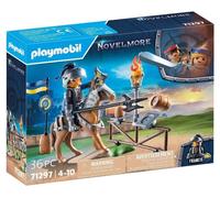 Playmobil 71297 Novelmore - Medieval Jousting Area, exciting knight training with horse, medieval castle and knights toy, fun imaginative role-play, playset suitable for children ages 4+