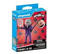Playmobil 71340 Miraculous: Hawk Moth, Tales of Ladybug and Cat Noir, collector’s item, gifting toy and fun imaginative role-play, playsets for children ages 4+