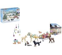 Playmobil 71345 Advent Calendar - Christmas Sleigh Ride, Countdown to Christmas, Includes 24 doors to open each day in December, Christmas toy for children ages 4 years+
