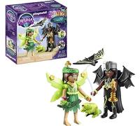 Playmobil 71350 Adventures of Ayuma - Forest Fairy & Bat Fairy with Soul Animals, mystical forest, moon and soul fairies, fun imaginative role-play, playsets suitable for children ages 7+
