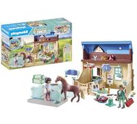 PLAYMOBIL 71352 Horses of Waterfall - Riding Therapy and Veterinary Practice, magical waterfall paradise for horse lovers, fun imaginative role-play, sustainable playsets suitable for children ages 5+
