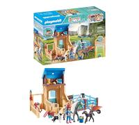 Playmobil 71353 Horses of Waterfall Horse Stall with Amelia and Whisper, adventures at the picturesque Waterfall Ranch, fun imaginative role-play, sustainable play sets suitable for children ages 5+