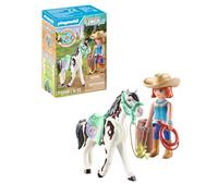 Playmobil 71358 Horses of Waterfall - Feeding Time with Ellie and Sawdust, Horse Toy, Fun Imaginative Role-Play, PlaySets Suitable for Children Ages 4+