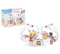 PLAYMOBIL 71362 Princess Magic: Princess Party in the Clouds, a fairy-tale magical world with cloud beds, hammocks and treasure chest, fun imaginative role-play, playsets suitable for children ages 4+