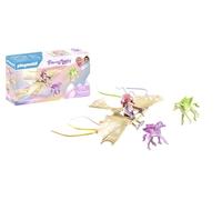 Playmobil 71363 Princess Magic: Trip with Pegasus Foals in the Clouds, flight lessons in the clouds, a fairy-tale magical world, fun imaginative role-play, playsets suitable for children ages 4+